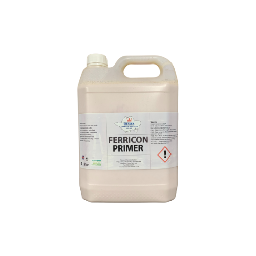 Ferricon Primer 5 litre plastic bottle.